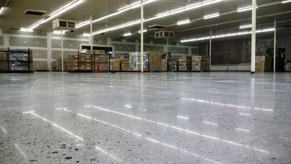 Thi công mài bóng sàn bê tông nhà xưởng